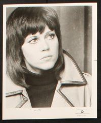 5w682 KLUTE 5 TV 8x10 stills R80s Sutherland helps intended murder victim & call girl Jane Fonda!