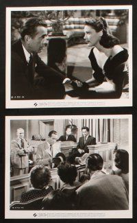 5w384 KNOCK ON ANY DOOR 9 TV 8x10 stills R69 Humphrey Bogart, John Derek, directed by Nicholas Ray!