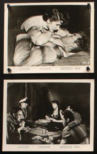 5w245 LOOTERS 20 8x10 stills '55 Rory Calhoun, Ray Danton & Julie Adams are trapped on a mountain!