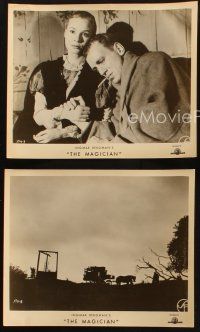 5w860 MAGICIAN 3 8x10 stills '58 Ingmar Bergman's classic Ansiktet, Max Von Sydow & Ingrid Thulin