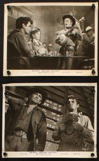 5w571 MAN WITHOUT A STAR 6 8x10 stills R59 western scenes w/ cowboy Kirk Douglas, Crain, Trevor