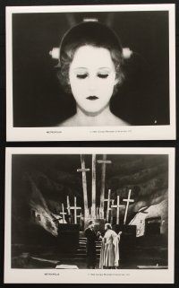 5w574 METROPOLIS 6 8x10 stills R84 Fritz Lang, classic images of Brigitte Helm, Frohlich!
