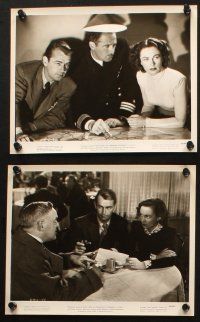5w254 O.S.S. 19 8x10 stills '46 cool images of Alan Ladd, Geraldine Fitzgerald, World War II spies!