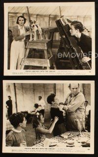 5w869 PECK'S BAD BOY WITH THE CIRCUS 3 8x10 stills '38 Benita Hume, Tommy Kelly, Ann Gillis & a dog