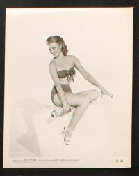 5w456 PETTY GIRL 8 8x10 stills '50 great full-length cheesecake images of sexiest Joan Caulfield!