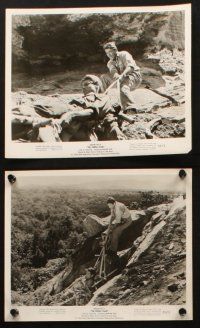 5w335 PURPLE PLAIN 12 8x10 stills '55 great images of Gregory Peck, written by Eric Ambler!