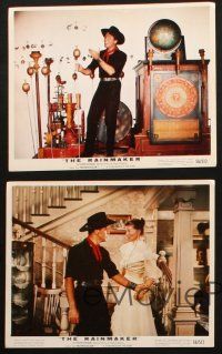 5w094 RAINMAKER 5 color 8x10 stills '56 Lloyd Bridges, Burt Lancaster & Katharine Hepburn!