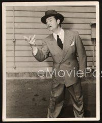 5w974 RED SKELTON 2 8x10 stills '40s with huge machine gun and trying to hitch a ride by C.S. Bull!