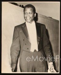 5w881 SIDNEY POITIER 3 8x10 stills '60s at Academy Awards for Lilies of the Field & contact sheet!