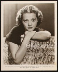 5w989 SYLVIA SIDNEY 2 8x10 stills '36 wonderful close ups from The Trail of the Lonesome Pine!
