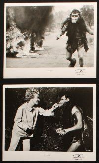 5w613 TROG 6 TV 8x10 stills R70s Joan Crawford & monsters, wacky horror explodes into today!