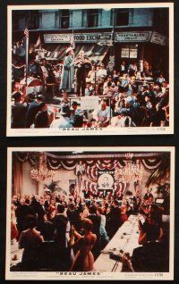 5w002 BEAU JAMES 12 color 8x10 stills '57 Bob Hope as NYC Mayor Jimmy Walker, sexy Vera Miles!