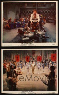 5w103 COURT JESTER 4 color 8x10 stills '55 classic wacky Danny Kaye, Basil Rathbone!