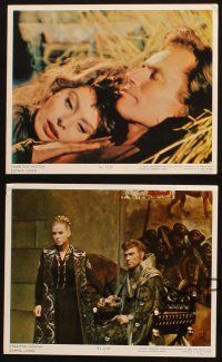 5w107 EL CID 4 color 8x10 stills '61 Anthony Mann directed, Charlton Heston, Sophia Loren!