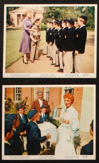 5w049 HER TWELVE MEN 7 color 8x10 stills '54 Greer Garson, plus Robert Ryan & Barry Sullivan!