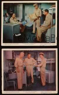 5w146 MISTER ROBERTS 3 color 8x10 stills '55 Henry Fonda, James Cagney, William Powell & Lemmon!