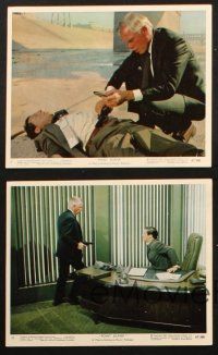 5w090 POINT BLANK 5 color 8x10 stills '67 cool images of Lee Marvin, w/ sexy Angie Dickinson!