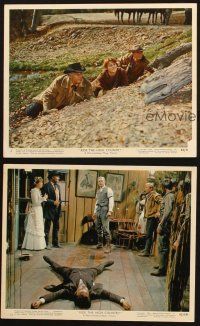 5w151 RIDE THE HIGH COUNTRY 3 color 8x10 stills '62 Randolph Scott, McCrea, Peckinpah & dead guy!