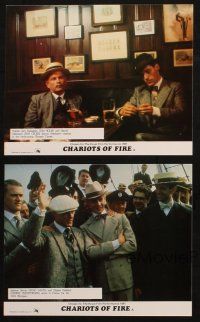 5w101 CHARIOTS OF FIRE 4 color English FOH LCs '81 Hugh Hudson, Olympic running, Ben Cross,Charleson