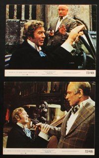 5w042 SLEUTH 8 8x10 mini LCs '72 Laurence Olivier & Michael Caine, from Anthony Shaffer play!