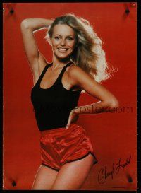 5x697 CHERYL LADD commercial poster '77 sexy image in running shorts & tank top!