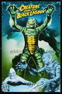 5x704 CREATURE FROM THE BLACK LAGOON commercial poster '90s images of classic Universal monster!