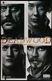 5x708 DEADWOOD numbered commercial poster '06 Timothy Olyphant, Ian McShane & Molly Parker!