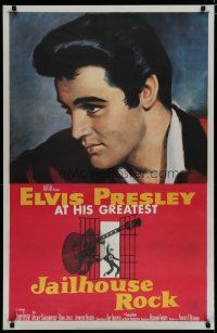 5x741 JAILHOUSE ROCK commercial poster '97 classic art of Elvis Presley by Bradshaw Crandell!