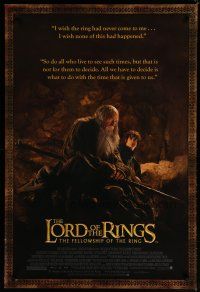 5x757 LORD OF THE RINGS: THE FELLOWSHIP OF THE RING commercial poster '01 image of Frodo & Gandalf