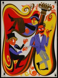 5x762 MARX BROTHERS commercial poster '68 wacky art by Elaine Havelock!