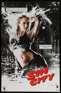5x792 SIN CITY commercial poster '05 Frank Miller comic, sexy Jessica Alba as Nancy!
