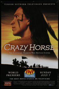 5x224 CRAZY HORSE tv poster '96 Ned Beatty, Michael Greyeyes in title role!