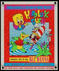 5x228 HARD LUCK DUCK tv poster '95 wacky cartoon artwork from animated series!