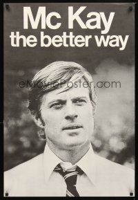 5x404 CANDIDATE special 23x34 '72 different image of Robert Redford on faux campaign poster!