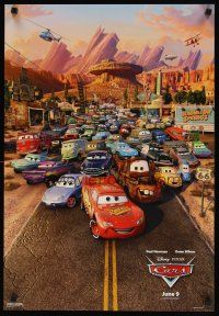 5x473 CARS special 19x27 '06 Walt Disney animated automobile racing, cool image of cast!