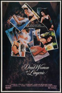 5x623 DEAD WOMEN IN LINGERIE video poster '91 Jerry Orbach, sexy Maura Tierney, June Lockhart!