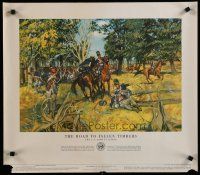 5x502 HISTORY OF THE UNITED STATES ARMY special 21x24 '53 McBarron art, The Road to Fallen Timbers!