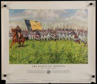 5x507 HISTORY OF THE UNITED STATES ARMY special 21x24 '60 art of The Battle of Chippewa!