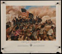 5x506 HISTORY OF THE UNITED STATES ARMY special 21x24 '55 McBarron art of the First at Vicksburg!