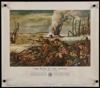 5x501 HISTORY OF THE UNITED STATES ARMY special 21x24 '53 The Rock of the Marne, Thompson art!