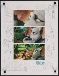 5x137 HORTON HEARS A WHO! numbered w/COA animation art '08 cartoon from the book by Dr. Seuss!