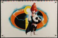 5x162 INCREDIBLES set of 8 static cling posters '04 Disney/Pixar animated sci-fi superhero family!