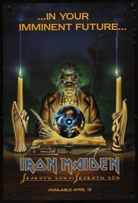 5x317 IRON MAIDEN 24x36 music poster '88 art of Eddie by Riggs, Seventh Son of a Seventh Son!