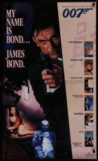 5x640 JAMES BOND 007 COLLECTION video poster '88 Sean Connery as Bond, James Bond!