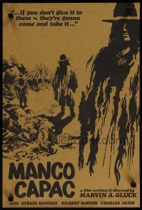 5x538 MANCO CAPAC special 15x22 '70s Marvin Gluck directed, western, Oderman art of cowboys!