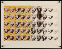 5x254 MARILYN MONROE 23x29 art print '80s Andy Warhol's diptych of the sexy actress, classic!