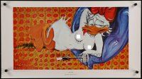 5x260 ODALISQUE 18x32 Japanese art print '90s Beck art of topless Daisy Duck w/cigarette!
