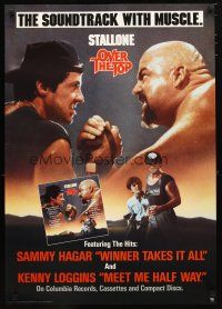 5x324 OVER THE TOP soundtrack 24x35 music poster '87 Sylvester Stallone armwrestling giant guy!