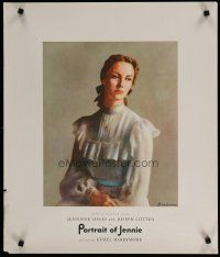 5x563 PORTRAIT OF JENNIE special 22x26 '49 Brackman art of beautiful ghost Jennifer Jones!