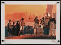 5x262 PRINCE OF EGYPT limited edition numbered w/COA 18x24 art print '98 Dreamworks bible cartoon!